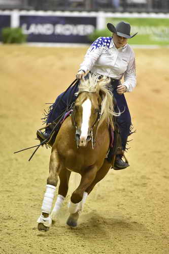 WEG-Reining-8-30-14-0000688-MandyMcCutcheon-YellowJersey-USA-DDeRosaPhoto